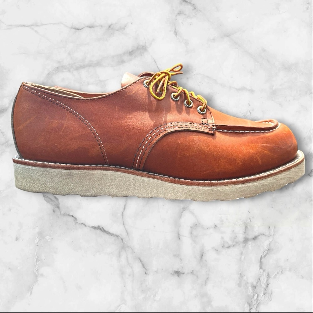 Red Wing Shop Moc Oxford Oro‎ Leather Work Shoes $309 sz 11 D 8092 Made in USA